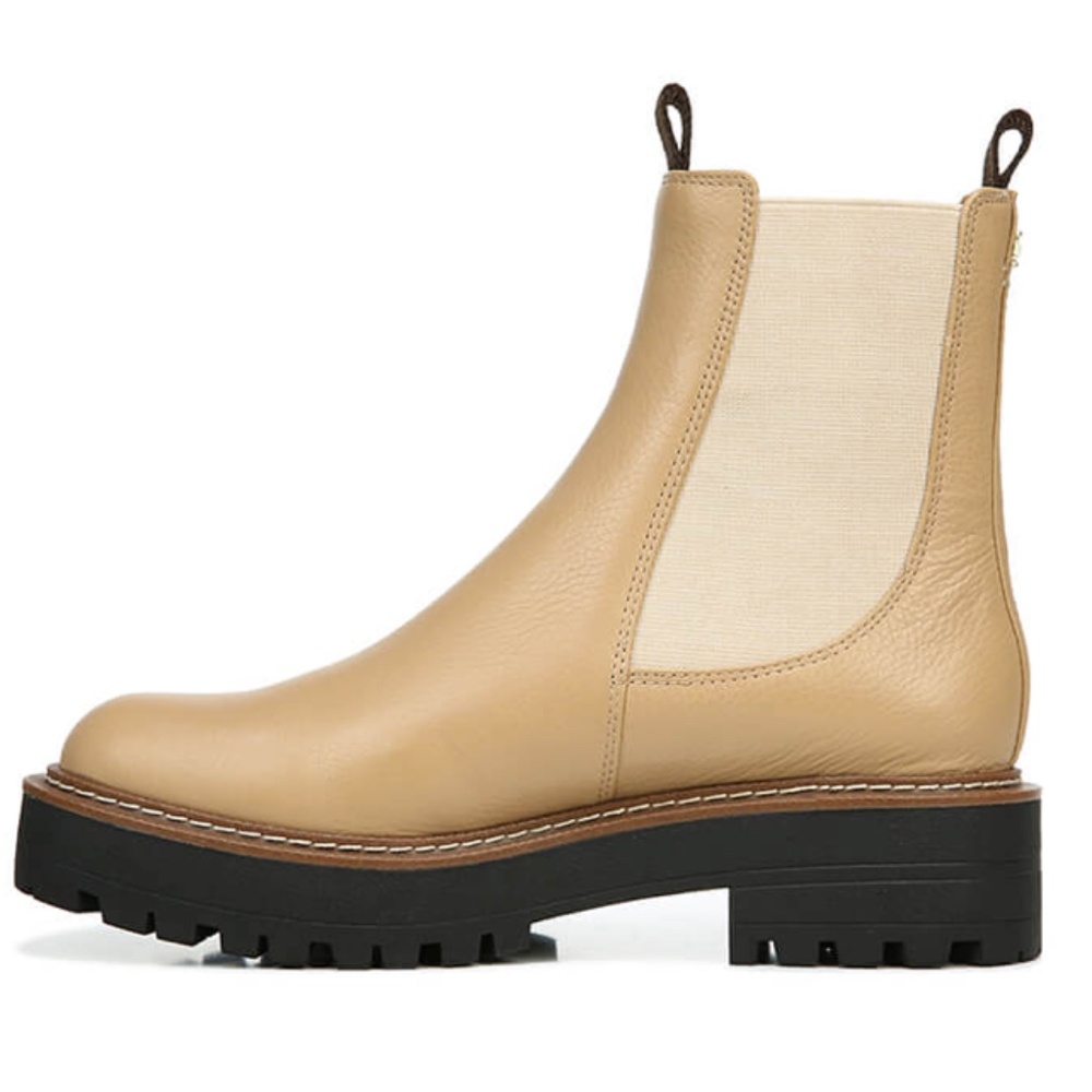 Sam Edelman  - leather Laguna Chelsea Boot - Size 8.5- Sesame - NWT
